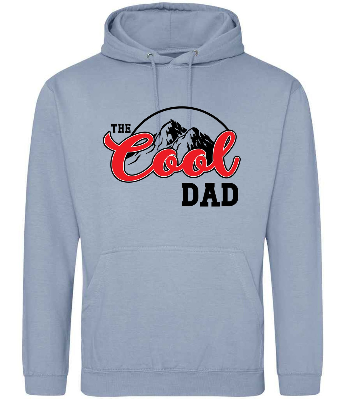 The Cool Dad hoodie in dusty blue