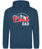 The Cool Dad hoodie in ink blue
