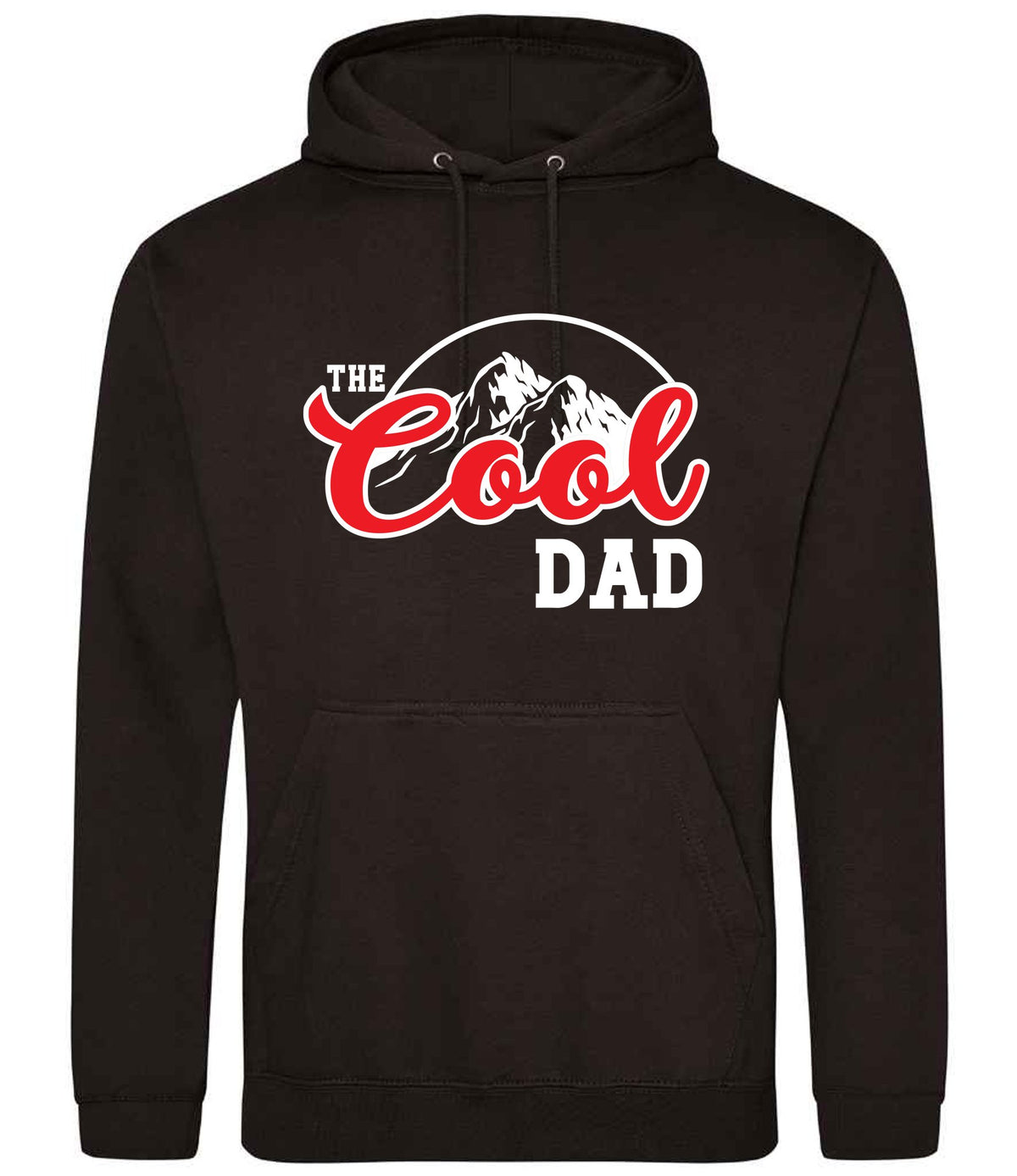 The Cool Dad hoodie in jet black