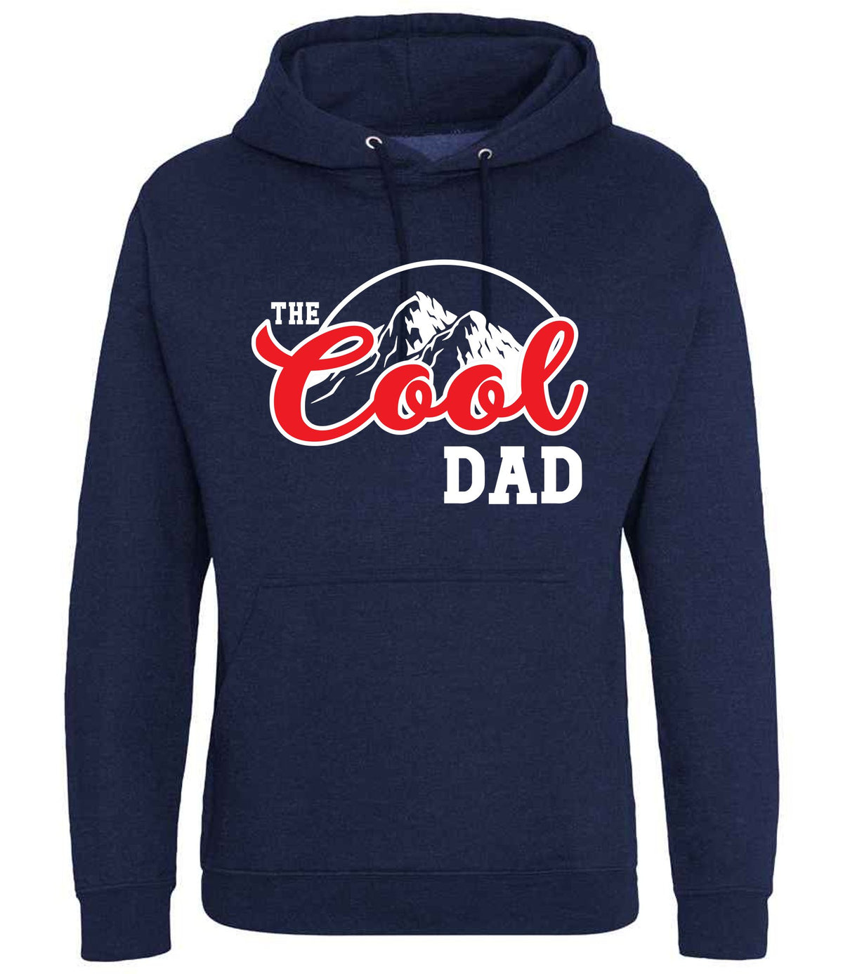 The Cool Dad hoodie in navy smoke
