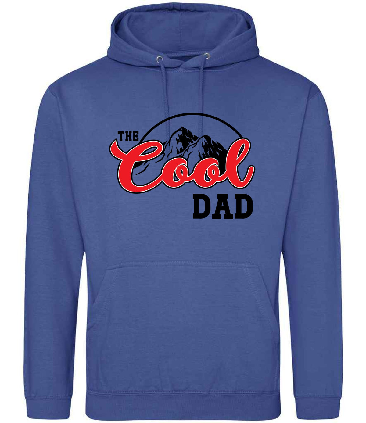 The Cool Dad hoodie in royal blue