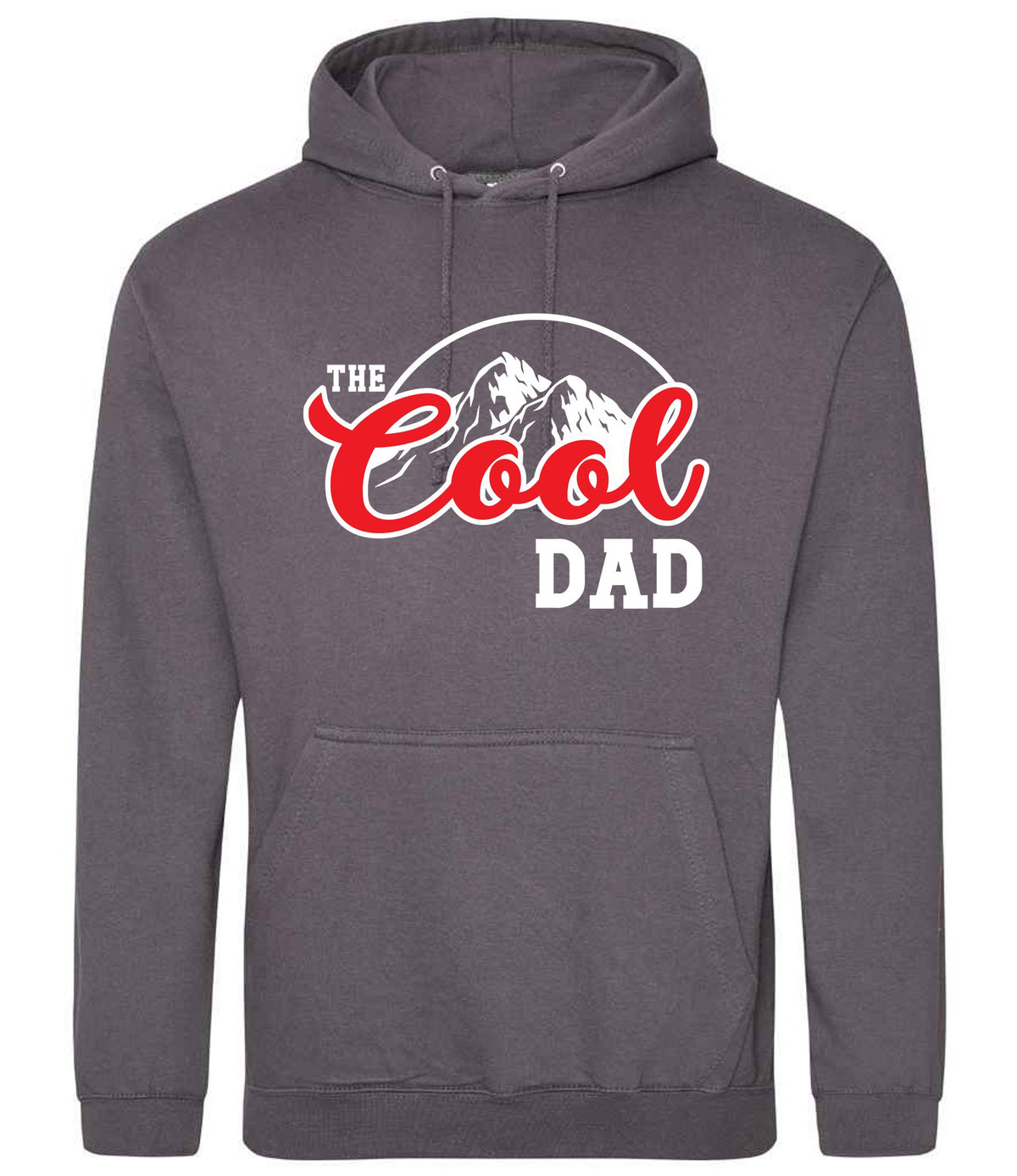 The Cool Dad hoodie in steel grey