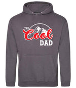 The Cool Dad hoodie in steel grey