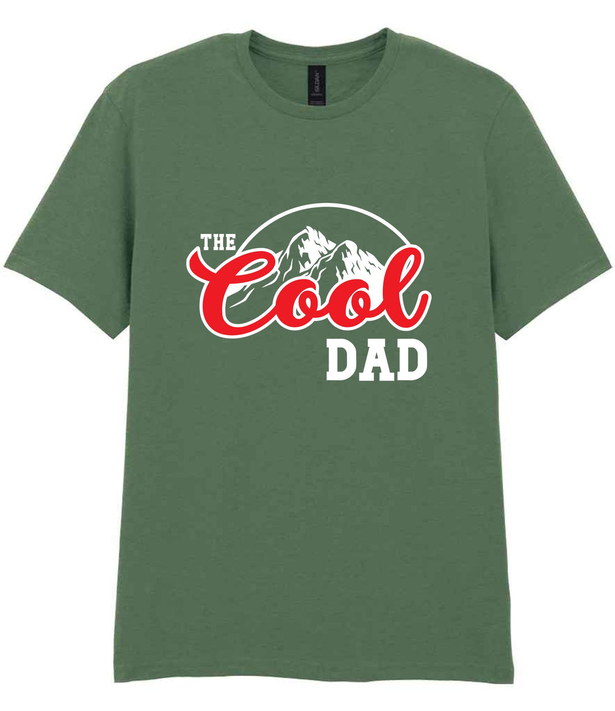 The Cool Dad t-shirt in military green
