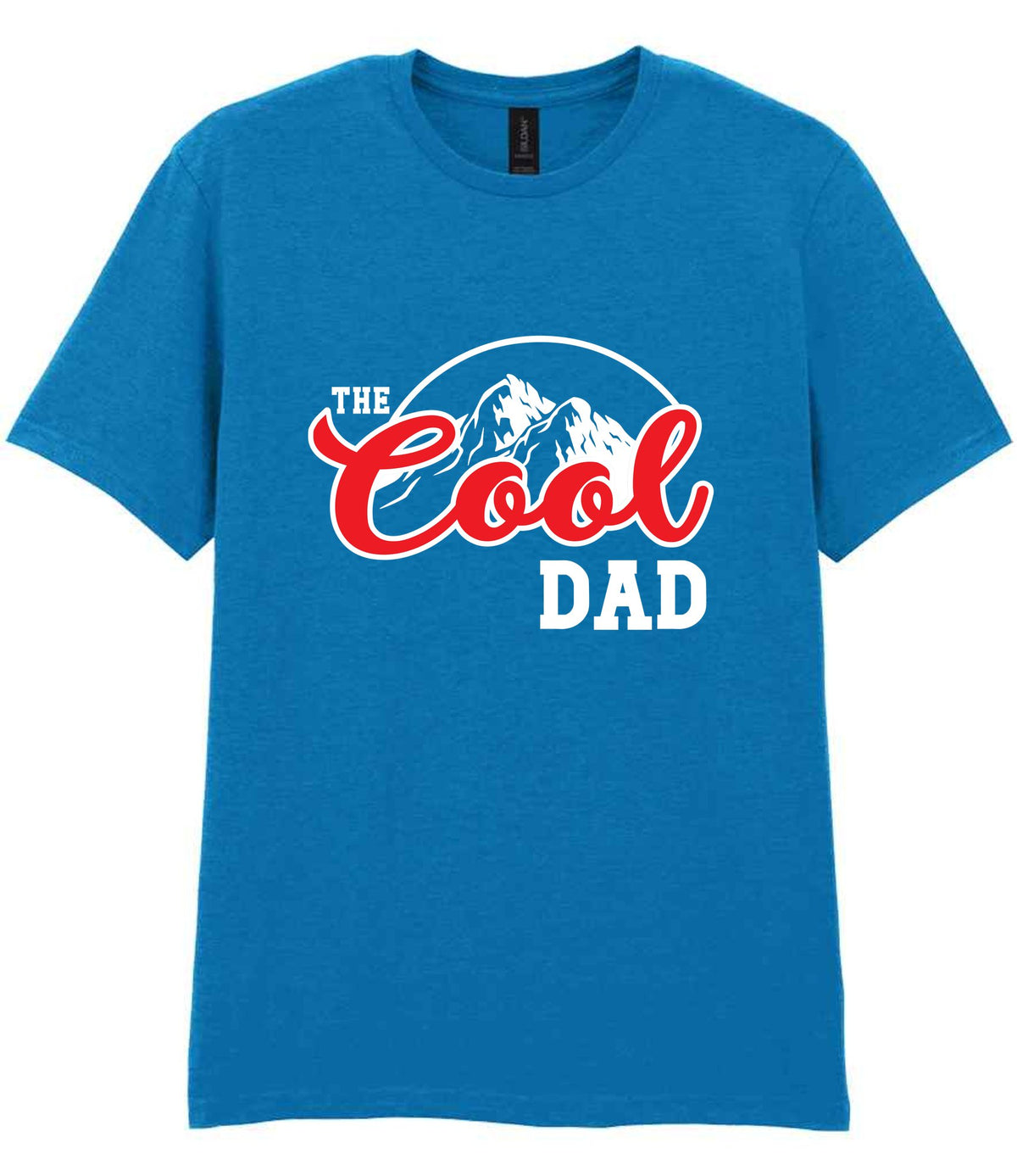 The Cool Dad t-shirt in sapphire blue