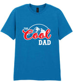 The Cool Dad t-shirt in sapphire blue