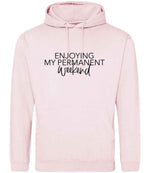Permanentweekend hoodie in baby pink