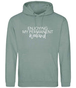 Permanentweekend hoodie in dusty green