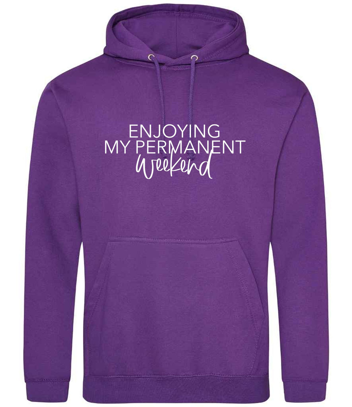 Permanentweekend hoodie in purple