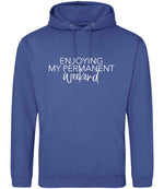 Permanentweekend hoodie in royal blue