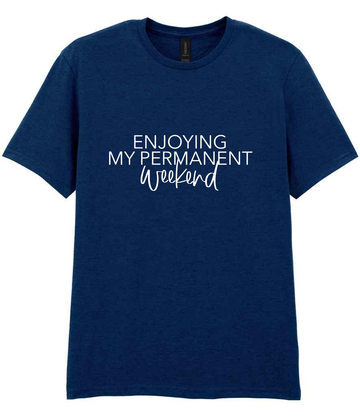 Permanentweekend t-shirt in navy