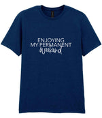 Permanentweekend t-shirt in navy