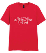 Permanentweekend t-shirt in red