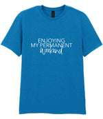Permanentweekend t-shirt in sapphire blue