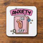 Anxiety on Off coaster in white