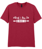 That's How I Roll t-shirt in cardinal red