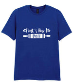 That's How I Roll t-shirt in fan deep royal