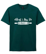 That's How I Roll t-shirt in fan marine green