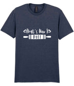 That's How I Roll t-shirt in heather navy