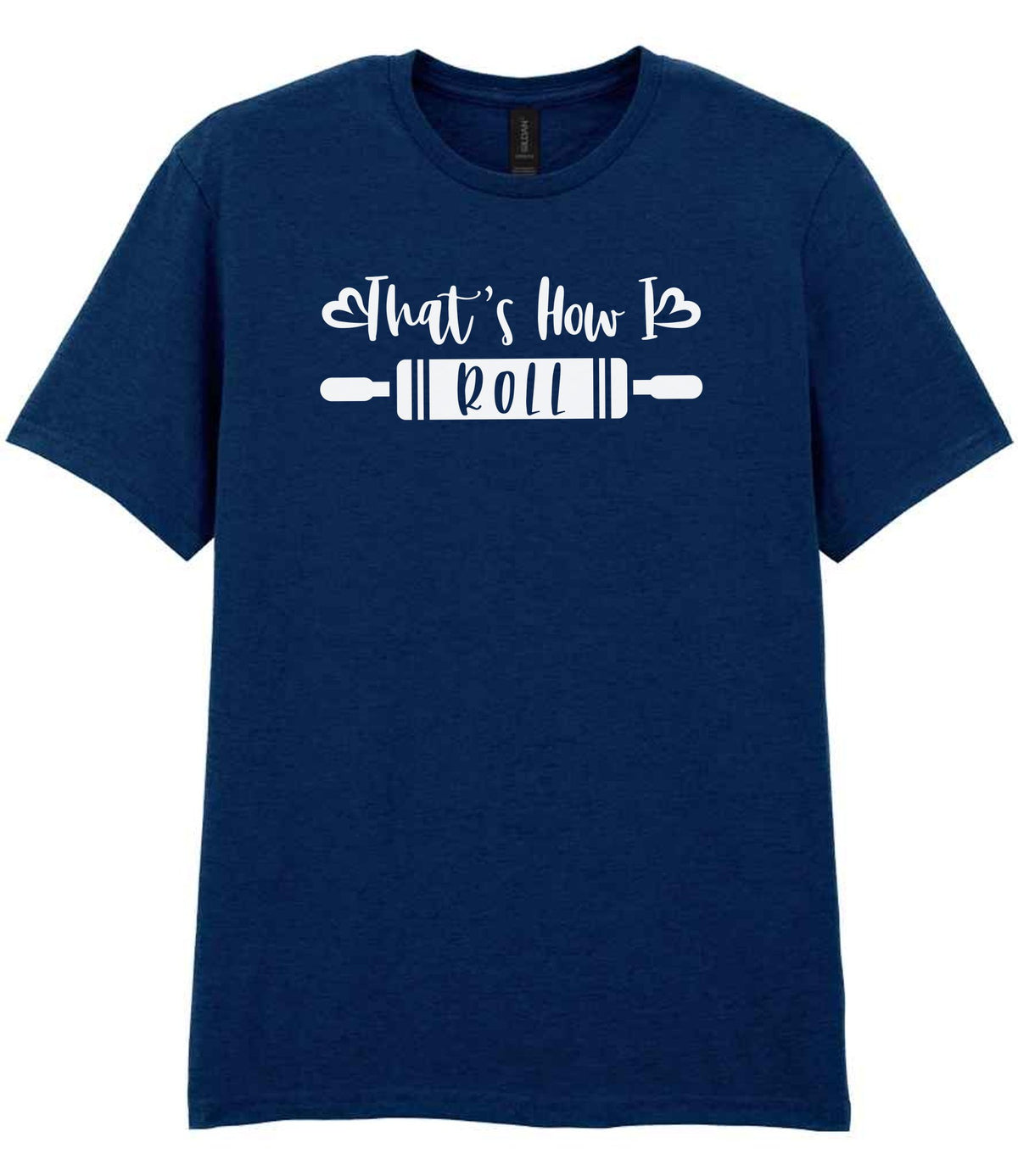 Thats How I Roll t-shirt in navy