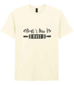 That's How I Roll t-shirt in off white