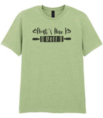 Thats How I Roll t-shirt in pistachio