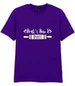 Thats How I Roll t-shirt in purple