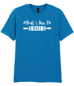 Thats How I Roll t-shirt in sapphire blue