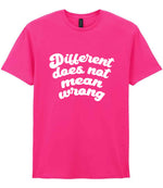 T-shirt piece of the Different Does Not Mean Wrong Matching Set: Mug, Coaster & T-shirt in Heliconia