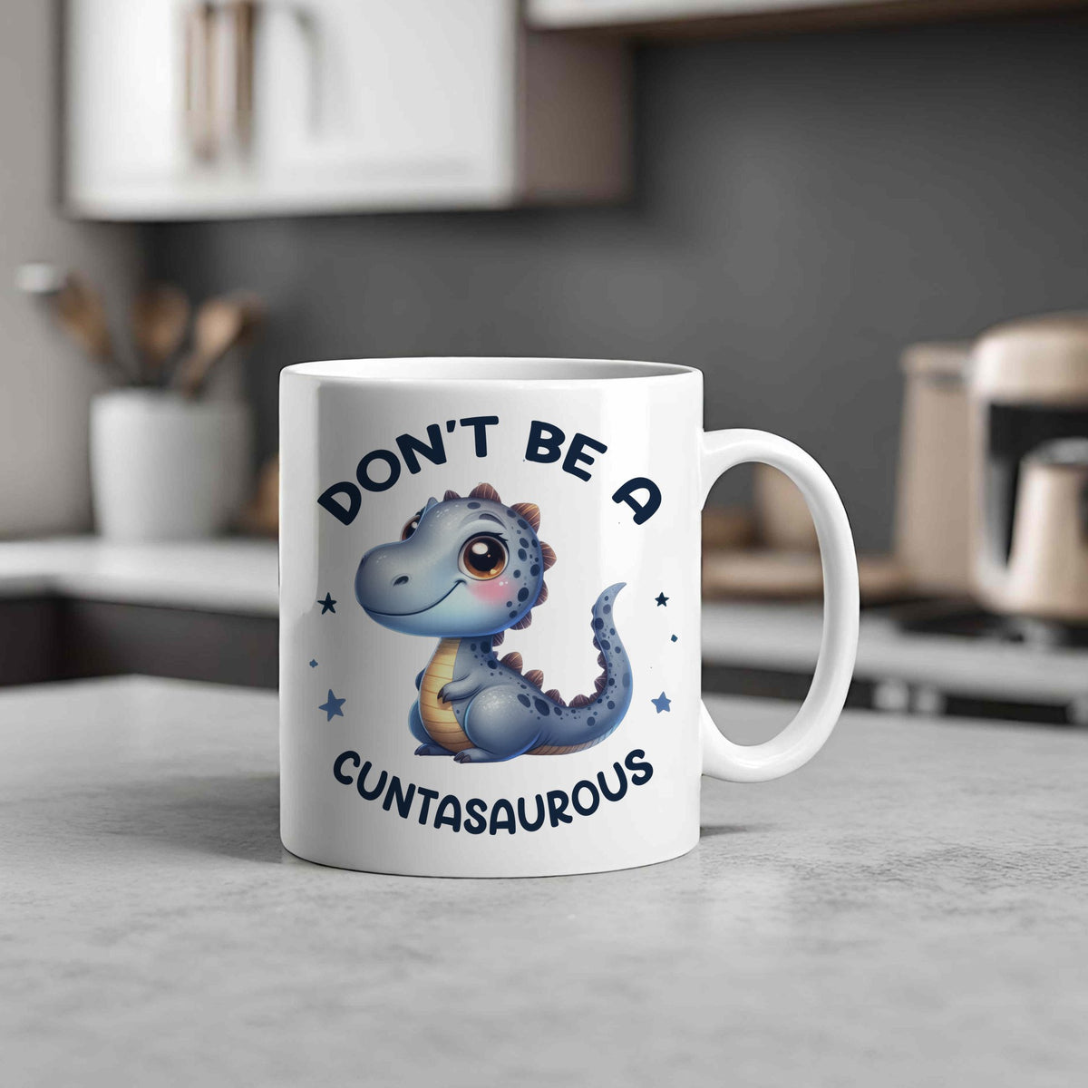 Don't Be a Cuntasaurus orca 11oz standard mug in white