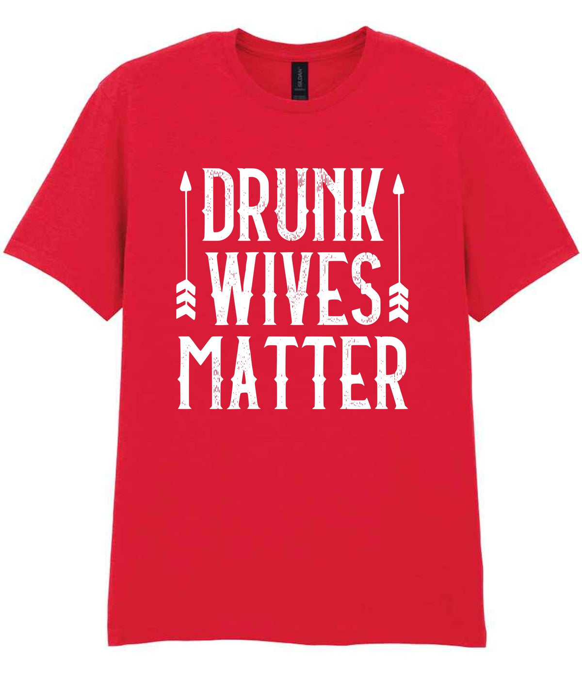 Drunk Wives Matter t-shirt in red