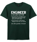 Engineer Definition t-shirt in forest green