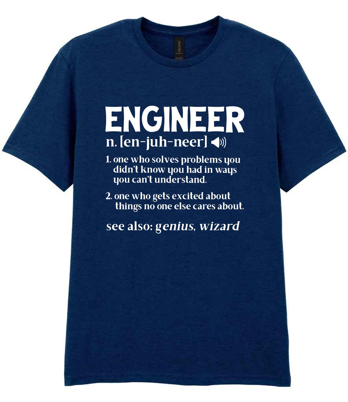 Engineer Definition t-shirt in navy