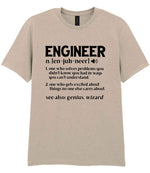 Engineer Definition t-shirt in sand