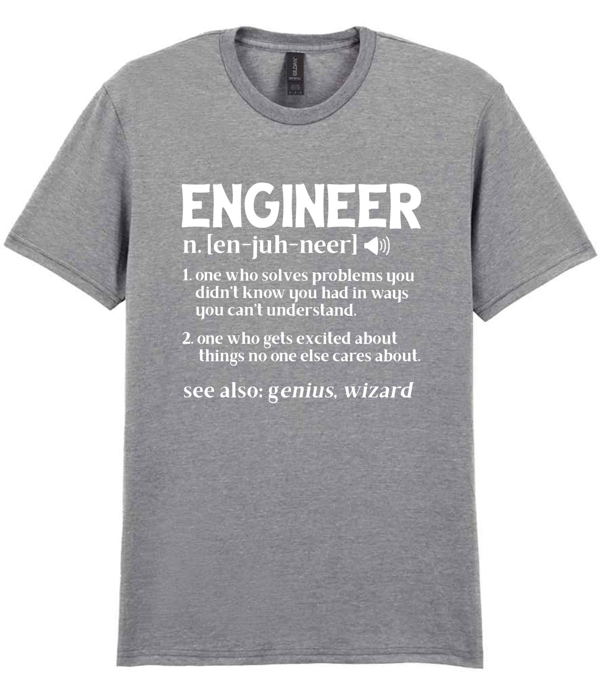 Engineer Definition t-shirt in sport grey