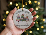 FAMILY CHRISTMAS Making Memories Together hanging decoration in standard