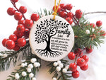 Family Tree Quote hanging decoration in standard