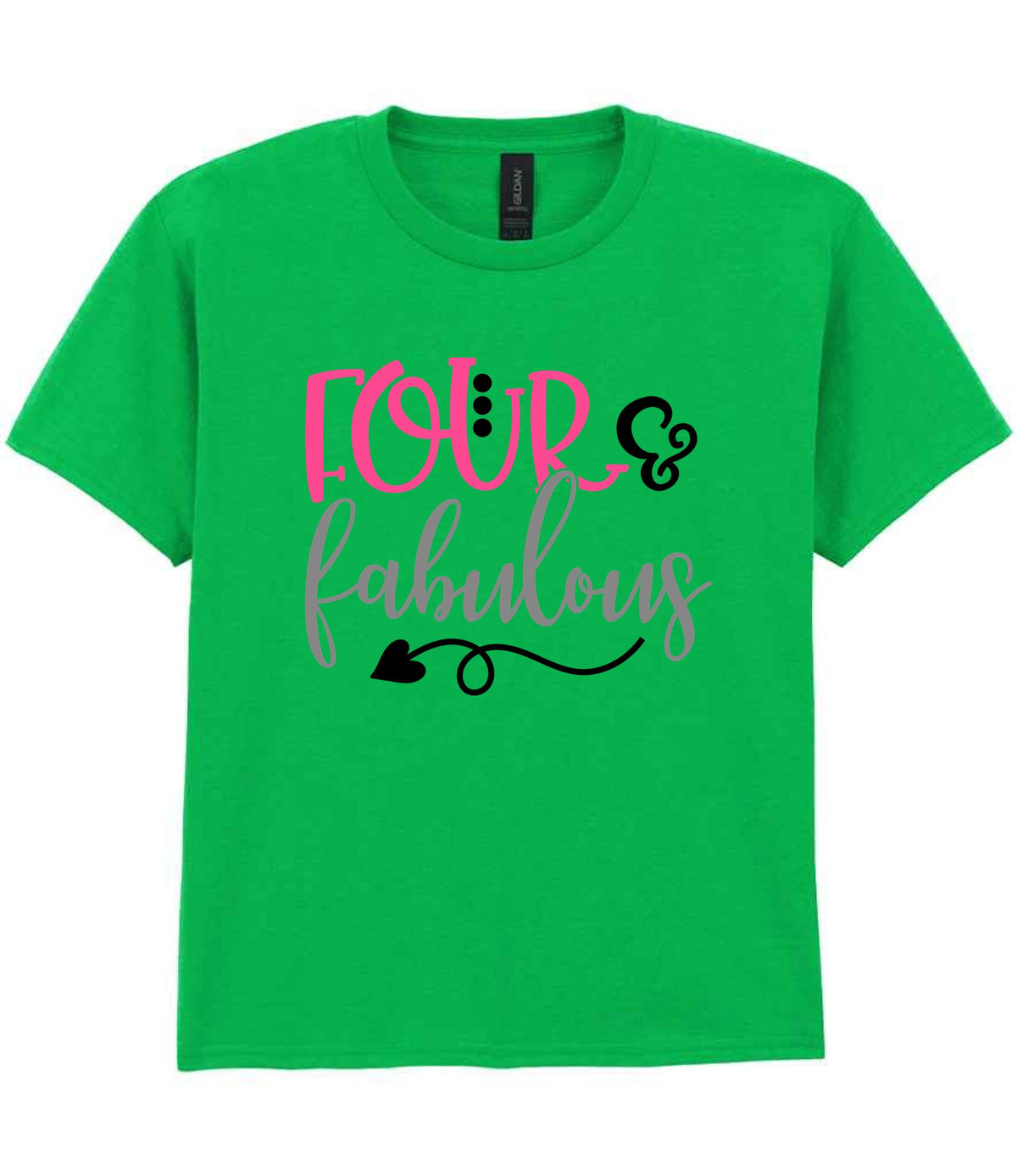 FOUR & Fabulous t-shirt in irish green