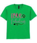 FOUR & Fabulous t-shirt in irish green