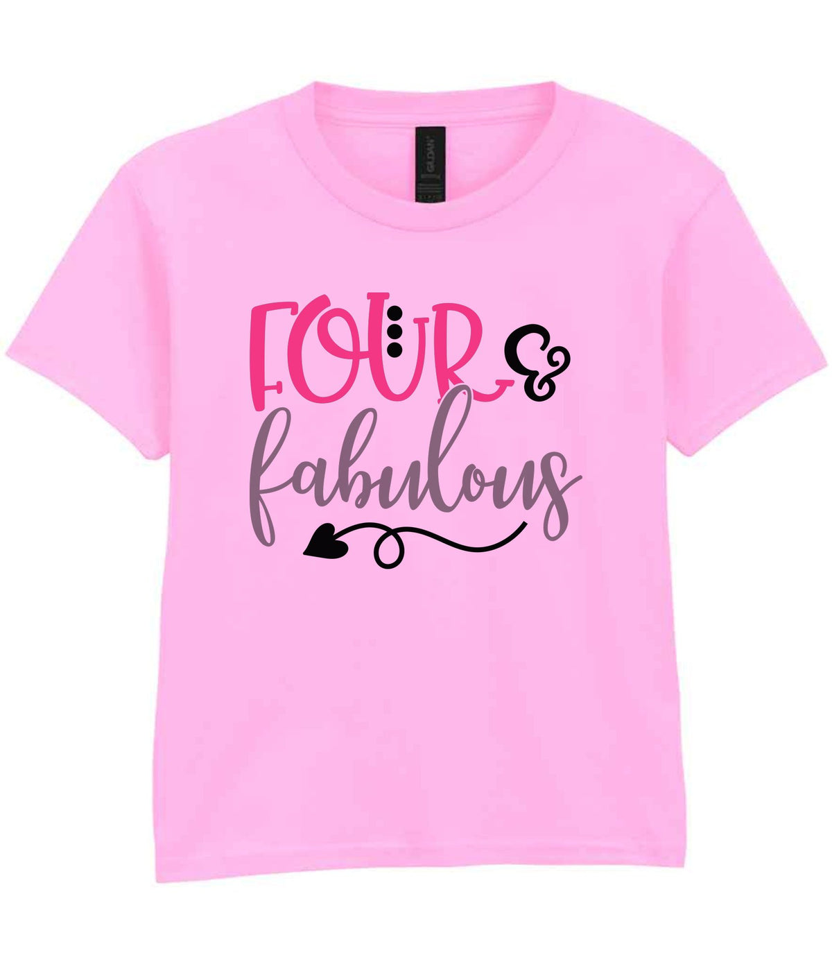 FOUR & Fabulous t-shirt in light pink