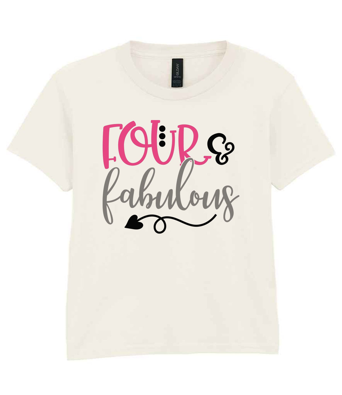FOUR & Fabulous t-shirt in natural