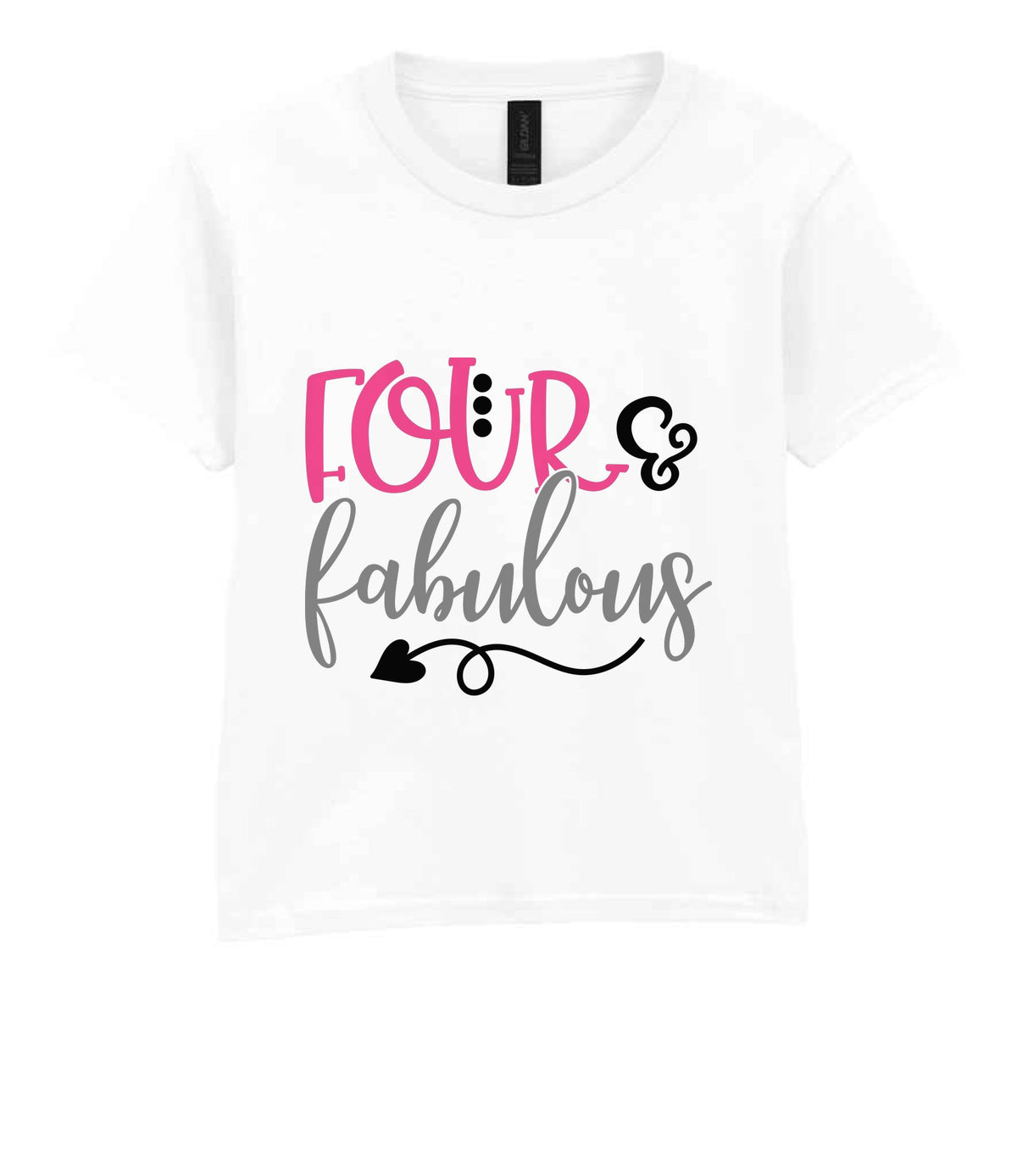 FOUR & Fabulous t-shirt in white