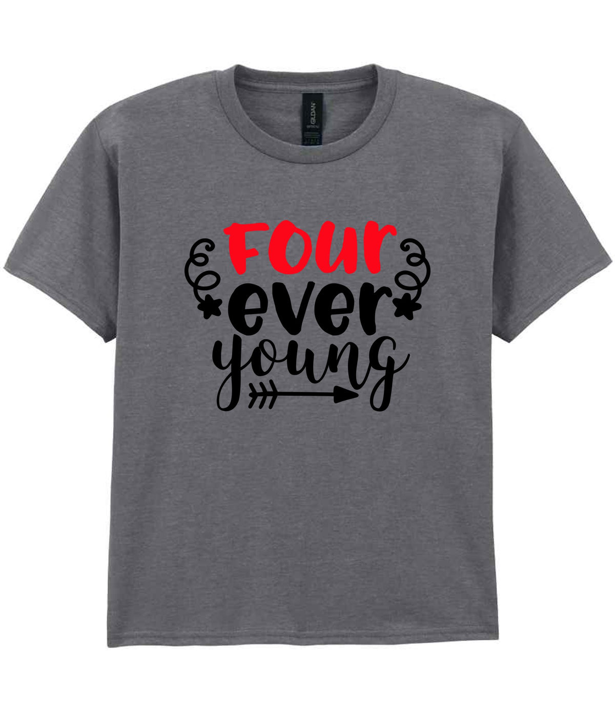 Four Ever Young t-shirt in graphite heather