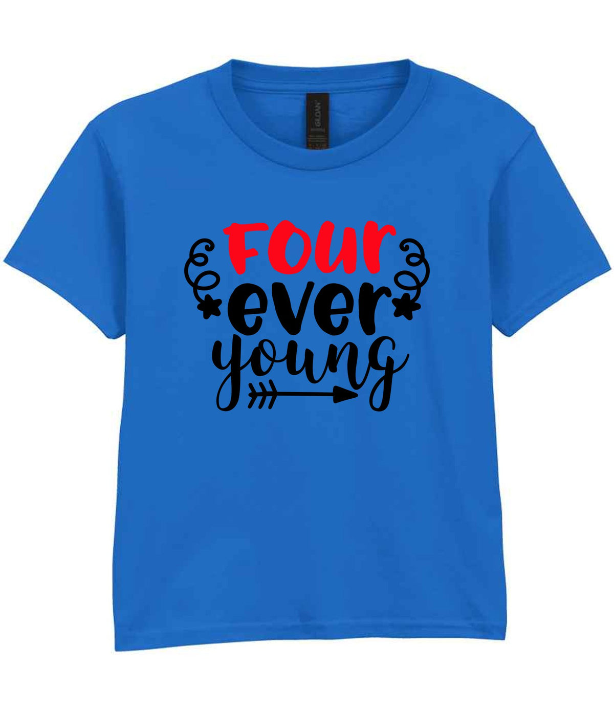 Four Ever Young t-shirt in royal blue