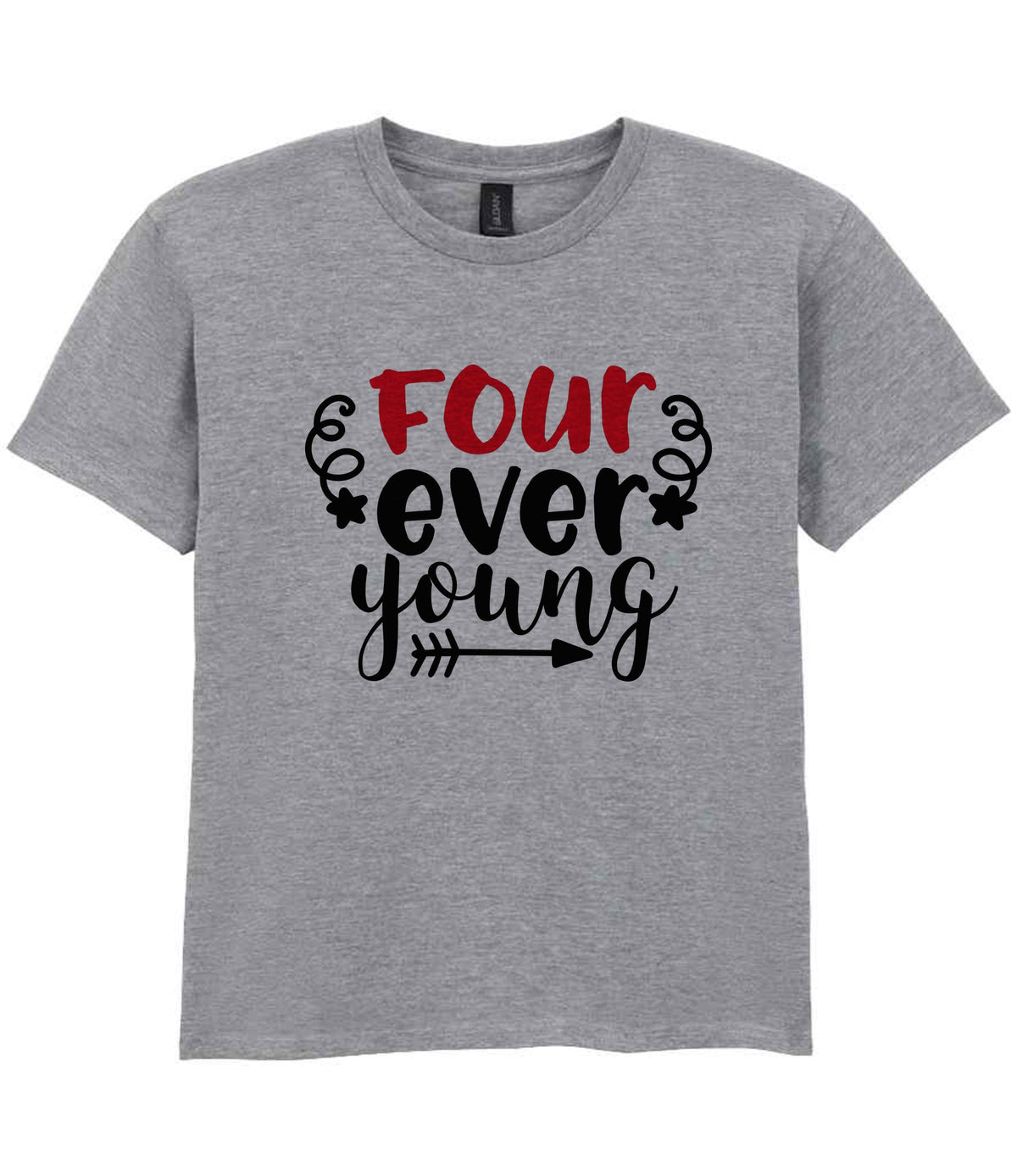 Four Ever Young t-shirt in sport grey