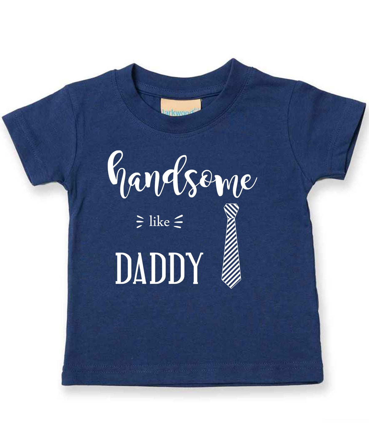 Handsome Like DADDY t-shirt in navy