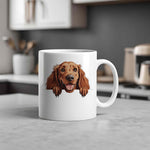 Happy Irish Setter standard mug in white