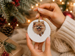 Happy Pomeranian hanging decoration in standard
