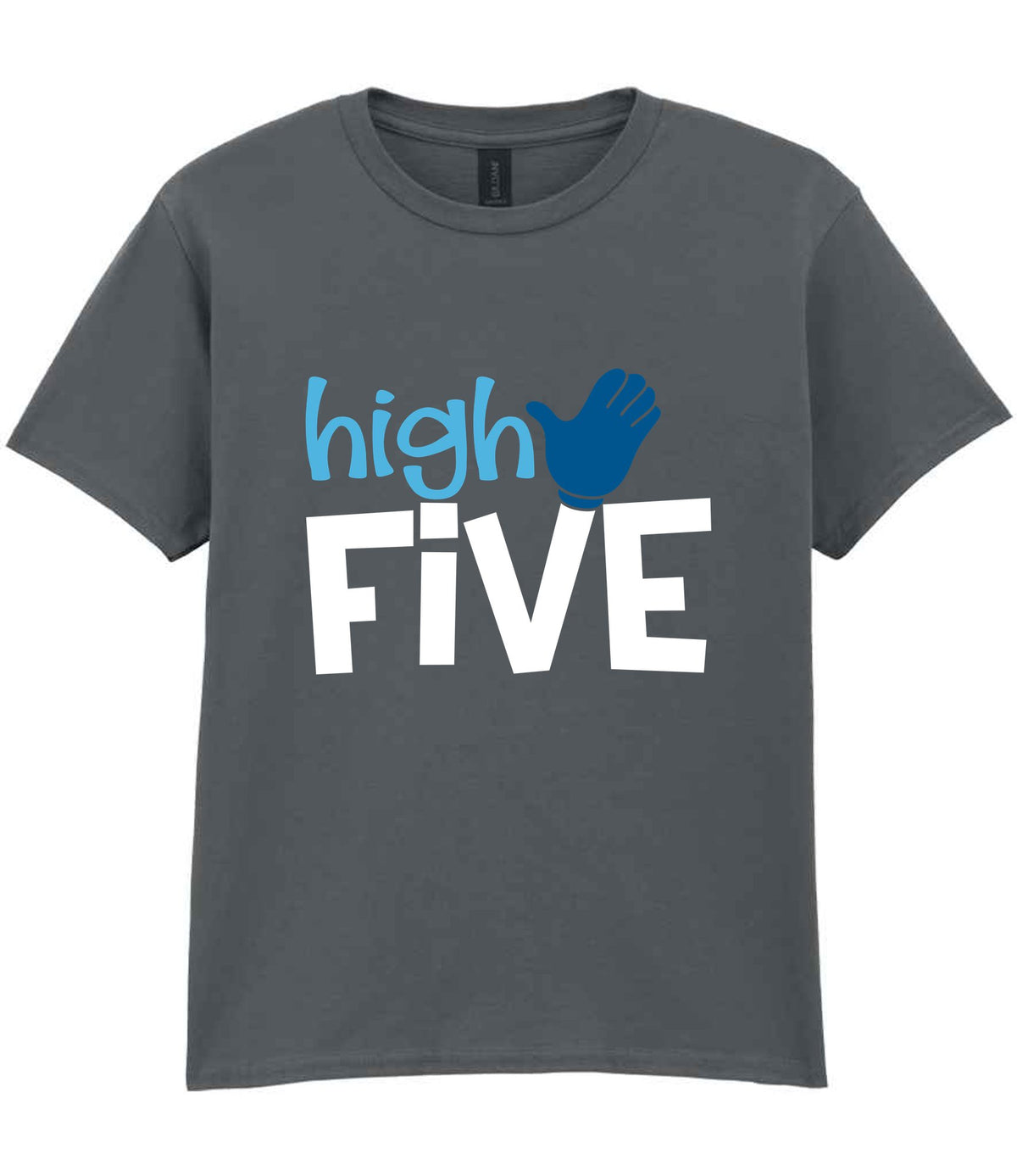 High FIVE t-shirt in charcoal