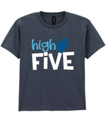 High FIVE t-shirt in dark heather